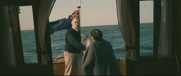 Dunkirk, Dawson's boat with Union Jack