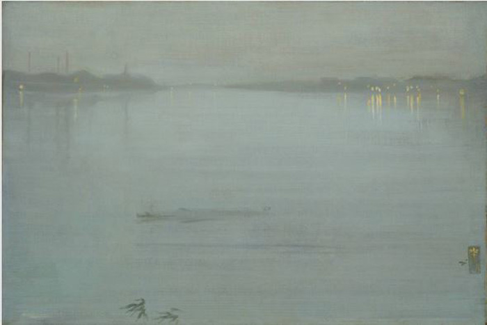 Whistler, Nocturne, Blue and Silver - Cremone Lights 1872 cropped